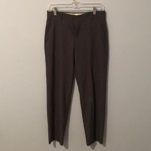 Men's Wrinkle-Resistant Gray Sharkskin Suit Pants